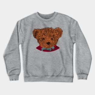 Teddy Sketch Vintage Style Crewneck Sweatshirt